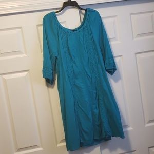 Lane Bryant Turquoise Dress